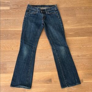 Citizens Of Humanity Dark Blue Jeans. Low waist bootcut Kelly #001 stretch.